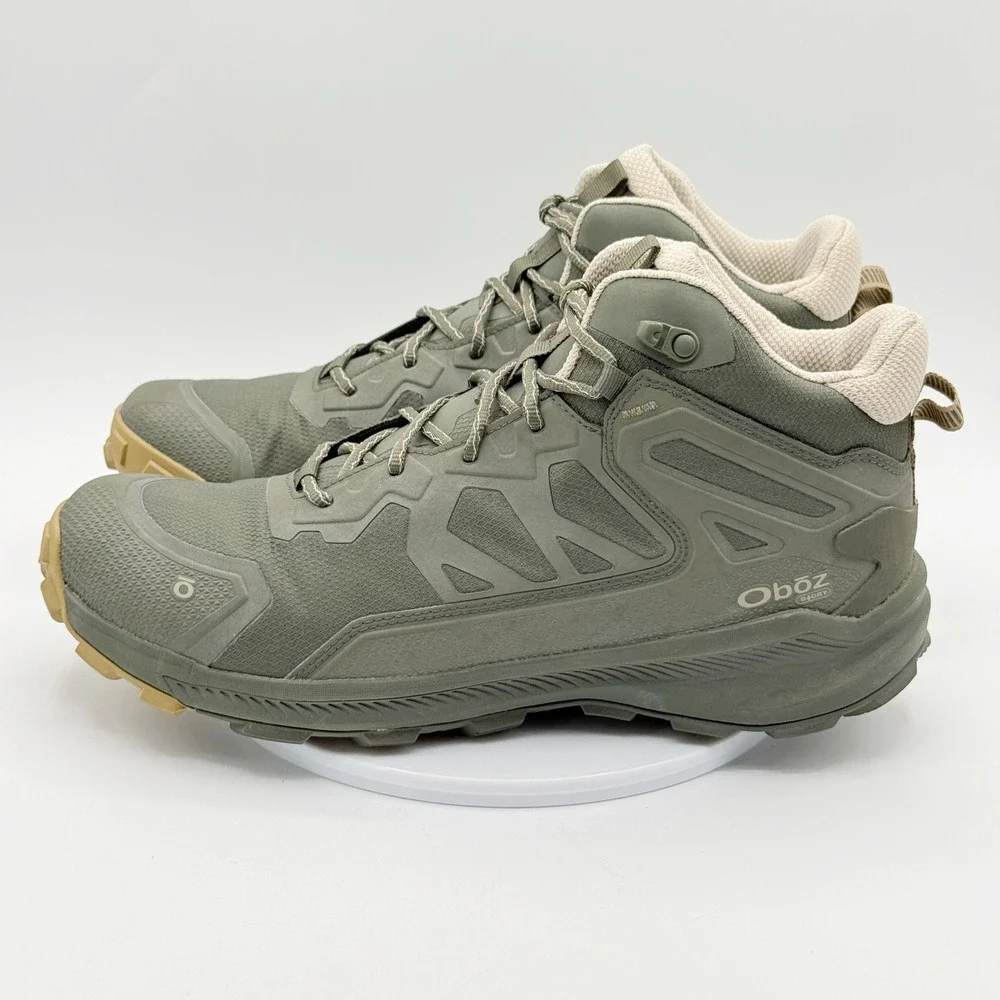 Oboz Katabatic Mid B-Dry Hiking Boots Size 12 Mens Evergreen